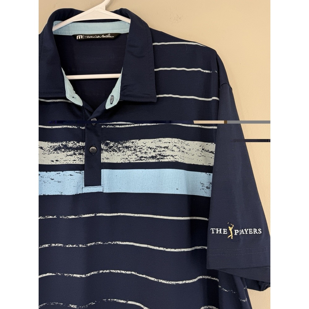 Travis Mathew Golf Polo Shirt Men's XL/2XL The Players Swing Logo Short Sleeve